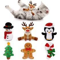 Brinquedo de Natal com Catnip Vansolinne para Gatos - Resistente a Mordidas