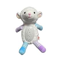 Brinquedo De Ninar Pelúcia Projetora Ovelha C/ Luz E Som - HK Brinquedos