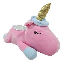 Brinquedo De Ninar Pelúcia Projetora Unicórnio C/ Luz E Som - HK Brinquedos