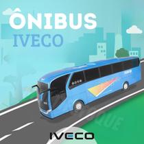 Brinquedo de Ônibus de Viagem Iveco Cores Sortidas
