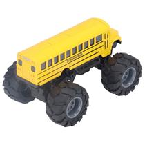 Brinquedo de ônibus escolar Defeify Pull Back em liga leve em escala 1:43 para crianças Brinquedo de ônibus escolar Defeify Pull Back em liga leve em escala 1:43 para crianças