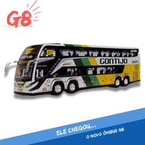 Brinquedo de Ônibus Gontijo Antigo no Lançamento em G8 - Marcopolo G7 DD - G8 - mini - Miniatura - Min