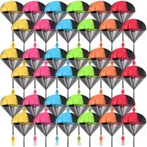 Brinquedo de paraquedas Wizzosivoor 36 unidades, arremessando homens, 6 cores, crianças Brinquedo de paraquedas Wizzosivoor 36 unidades, arremessando homens, 6 cores, crianças