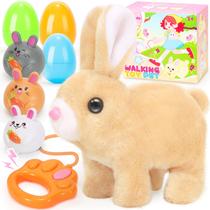 Brinquedo de Páscoa Plush Bunny CatchCute Interactive com sons para crianças