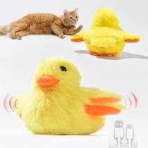 Brinquedo de Pato com Asas que Batem - Catnip Recarregável Huuflyty