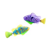 Brinquedo De Peixe Robô Interativo Com Luz LED Para Gatos E Cães, Brinquedo De Plástico Para Banho,