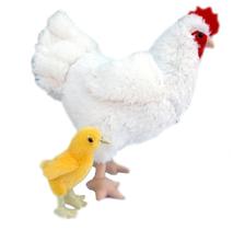 Brinquedo de pelúcia Adore Plush Company Standing Pearl Hen Brinquedo de pelúcia Adore Plush Company Standing Pearl Hen