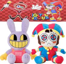 Brinquedo de pelúcia AdTemp Digital Circus Clown Rabbit, conjunto de 2