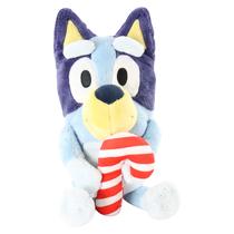 Brinquedo de pelúcia Animal Adventure Bluey com bastão de doces de 23 cm para crianças a partir de 3 anos