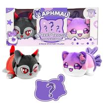 Brinquedo de pelúcia Aphmau MeeMeow, pacote com 3 polegadas, 2 amigos e 1 mistério