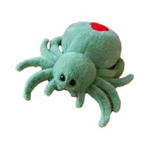 Brinquedo de Pelúcia Aranha Preta - Simulação de Rastejo - Boneca de Estimação