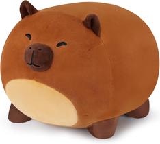 Brinquedo de pelúcia Auspicious Beginning Capybara 30cm com travesseiro
