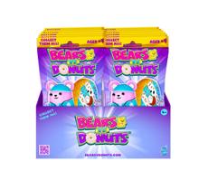 Brinquedo de pelúcia Bears vs Donuts Fuchsia Sortment D, pacote com 12