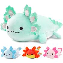 Brinquedo de pelúcia BENINY Axolotl Mint 60 cm com 3 axolotl para bebês recheados
