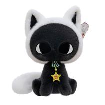 Brinquedo de pelúcia Black Cat Doll, bicho de pelúcia, 25 cm, desenho animado macio Brinquedo de pelúcia Black Cat Doll, bicho de pelúcia, 25 cm, desenho animado macio