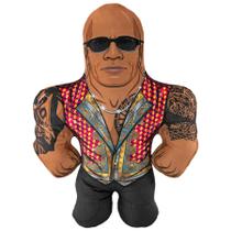 Brinquedo de pelúcia Bleacher Creatures WWE Dwayne The Rock Johnson