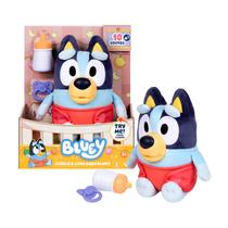 Brinquedo de pelúcia Bluey Care and Cuddle Soft Baby 28 cm com som 3+ Brinquedo de pelúcia Bluey Care and Cuddle Soft Baby 28 cm com som 3+