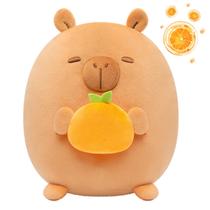 Brinquedo de pelúcia Caaaat Capybara com 2 aromas de laranja fresca