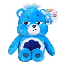 Brinquedo de pelúcia Care Bears Grumpy Bear Blue 23 cm com emblema exclusivo na barriga