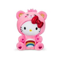 Brinquedo de pelúcia Care Bears Hello Kitty vestida como Cheer Bear 9