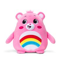 Brinquedo de pelúcia Care Bears Squishy Cheer Bear de 10 polegadas rosa