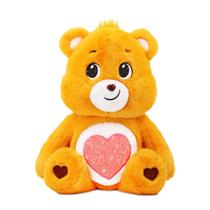 Brinquedo de pelúcia Care Bears Tenderheart Bear de 18 polegadas com emblema de glitter