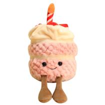 Brinquedo de pelúcia Cartoon Cake Doll, morango macio, recheado, 28 cm Brinquedo de pelúcia Cartoon Cake Doll, morango macio, recheado, 28 cm
