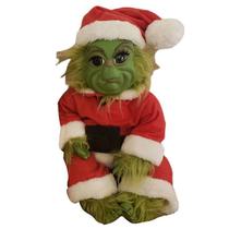 Brinquedo de pelúcia Christmas Surprise Green Skin Monster Grinch