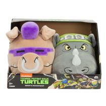 Brinquedo de pelúcia Club Mocchi Mocchi TMNT Bebop Rocksteady 20 cm