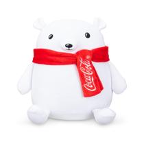 Brinquedo de pelúcia Coca-Cola Polar Bear Snowball de 9 polegadas