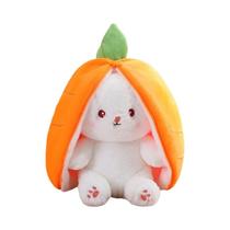 Brinquedo De Pelúcia Coelho Kawaii Transformado Em Fruta, Cenoura E Morango, Presente De Aniversário