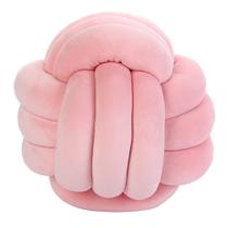 Brinquedo de pelúcia Cushion Knot Pillow Ball PUXU para crianças rosa