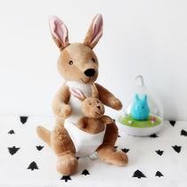 Brinquedo de pelúcia Cute Kangaroo M and Child 26 cm e 36 cm Brinquedo de pelúcia Cute Kangaroo M and Child 26 cm e 36 cm