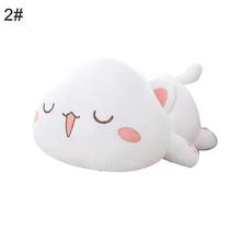 Brinquedo de pelúcia Cute Lying Cat Animal Doll, recheado de 38 cm para sofá