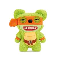 Brinquedo de pelúcia Cute Monster Green com bandana laranja de 20 cm Brinquedo de pelúcia Cute Monster Green com bandana laranja de 20 cm