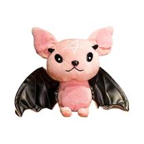 Brinquedo De Pelúcia De Morcego Demônio Para Crianças, Modelo De Cartoon Macio Em Quatro Cores,