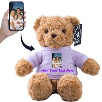 Brinquedo de pelúcia de urso de pelúcia personalizado 33 cm Brinquedo de pelúcia de urso de pelúcia personalizado 33 cm
