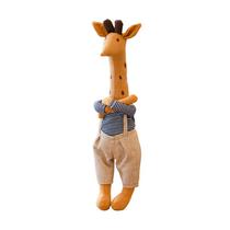 Brinquedo de pelúcia, desenho animado, girafa, bicho de pelúcia, 45 cm com roupas Brinquedo de pelúcia, desenho animado, girafa, bicho de pelúcia, 45 cm com roupas