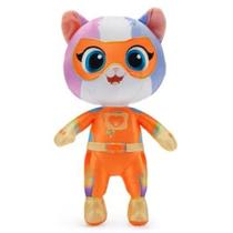 Brinquedo de pelúcia DISNEY STORE SuperKitties Buddy com traços bordados Brinquedo de pelúcia DISNEY STORE SuperKitties Buddy com traços bordados