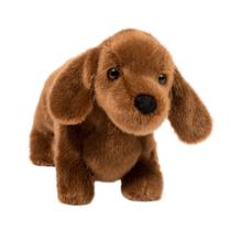Brinquedo de pelúcia Douglas Dilly Dachshund para cães de 23 cm