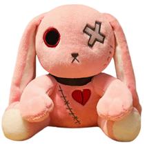Brinquedo de pelúcia ELAINREN Crazy Rabbit Black Bunny 30 cm Halloween Brinquedo de pelúcia ELAINREN Crazy Rabbit Black Bunny 30 cm Halloween