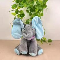 Brinquedo de Pelúcia Elefante Musical Interativo para Bebês - Presente Cantante