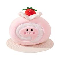 Brinquedo De Pelúcia Em Forma De Bolo De Morango, Presente Fofo Para Crianças Em Festas De