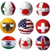 Brinquedo de pelúcia Fidfhsawwd Country Ball Polish de 10 cm para presente infantil