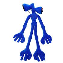 Brinquedo de pelúcia FIMIGID Siren Head Monster com membros móveis azul claro