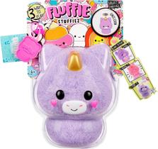 Brinquedo de pelúcia Fluffie Stuffiez Unicorn Small Colecionável