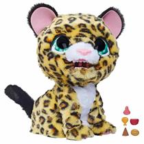 Brinquedo de pelúcia FurReal Lil' Wilds Lolly The Leopard com sons 4+