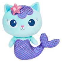 Brinquedo de pelúcia Gabby's Dollhouse Mercat Purr-ific 20 cm para crianças com mais de 3 anos