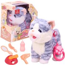 Brinquedo de Pelucia Gatinho com Som e Movimento - Castela Brinquedo de Pelucia Gatinho com Som e Movimento - Castela