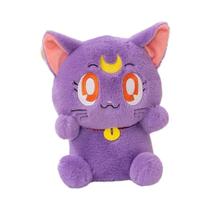 Brinquedo De Pelúcia Gato Artemis Luna Sailor Moon 23/35cm, Boneca Anime Macia, Presente De Natal